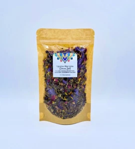 Organic Egyptian Blue Lotus Dream Spell Tea, Lotus Flower Blend, 1/2oz, 1oz - Picture 1 of 3