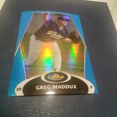 2008 Topps Finest Blue Refractor 130  /299 Greg Maddux #103 - Image 1 of 2