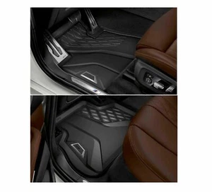 Genuine BMW All Weather Rubber Floor Mats G05 X5 G06 X6 FRONT + REAR LHD / RHD - Bild 1 von 2
