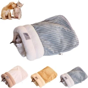 Bequemer Haustier-Kuschel sack Katzen schlafsack 360 ° Wrap Katzen bett Höhle - Bild 1 von 18