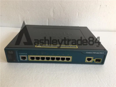 1PCS Used Cisco WS-C3560-8PC-S Catalyst 3560 PoE 8 Port Switch Tested - Image 1 of 4