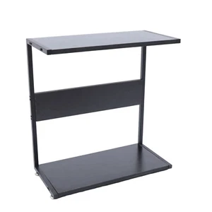 2-Tier Computer Tower Stand Black C-Shape PC Floor Stand for Computer Printer - Picture 1 of 16