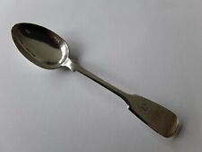 Victorian Silver Fiddle Pattern Teaspoon  Exeter  1855