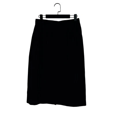 Falda midi Jaeger azul marino jacquard floral hasta la rodilla - talla 14 Foto 1 de 4