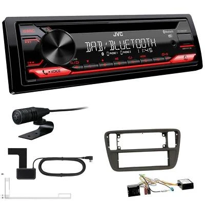 JVC KD-DB622BT DAB inkl Antenne Bluetooth USB für Skoda Citigo ab 2011 Canbus - Bild 1 von 4