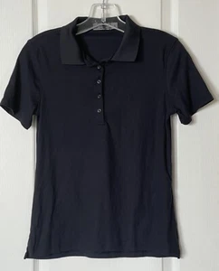 G/Fore Women’s Golf Short Sleeve Black Polo Size S - Picture 1 of 6