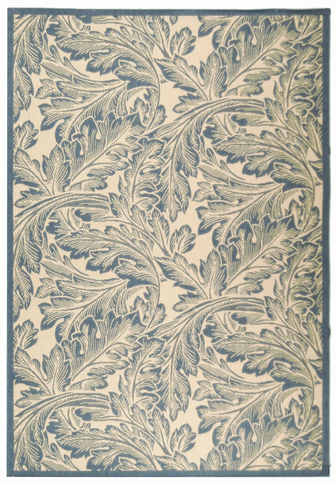 Safavieh Indoor / Outdoor Natural / Blue Area Rugs - CY2996-3101 - Image 1 of 1