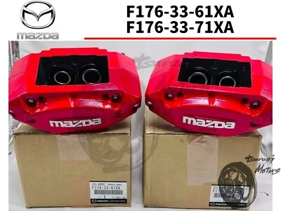 MAZDA RX-7 FD3S Genuino 17 Pulgadas Spirit-R ROJO Pinza de Freno Delantera Juego Rh & Lh Nuevo Foto 1 de 4