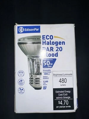 PAR20 ECO Halogne Bulb  50W Equivalent, 25° Flood Light - Image 1 of 3