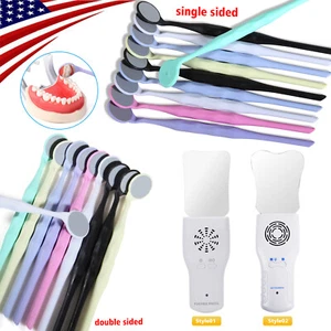 Dental Occlusal Mirror Fog Free LED Intra Oral Photo System /10 Mouth Mirrors DL - Picture 1 of 32