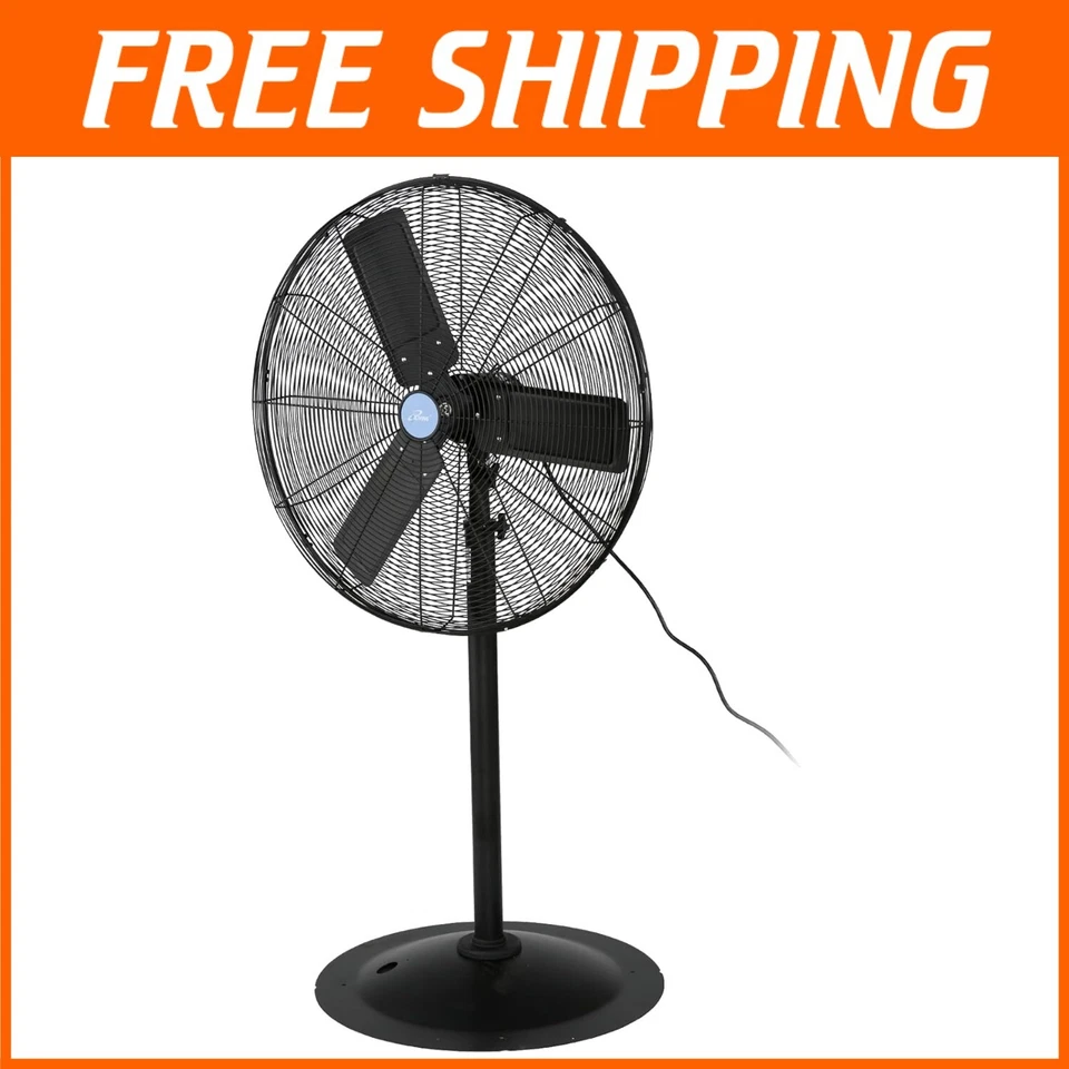 Ventilador de pedestal comercial de alta resistencia de 30 pulgadas - 7261 CFM flujo de aire para grandes espacios Foto 1 de 4
