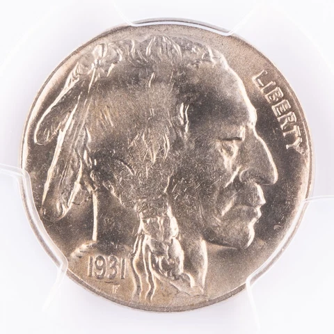1931 S Buffalo Nickel PCGS MS65 Certified 5c Cover