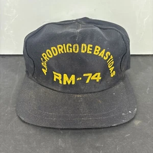 De colección USS Hidatsa ARC Rodrigo De Bastidos RM-74 Segunda Guerra Mundial Gorra Coleccionable Pequeña - Imagen 1 de 5