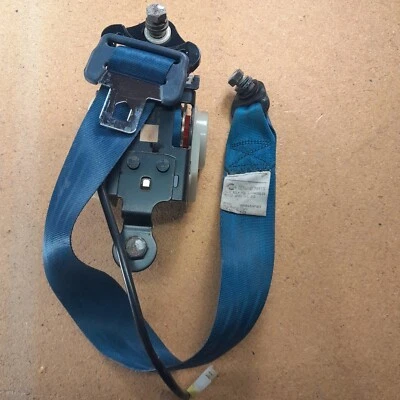 1984-1989 Nissan 300ZX Z31 2+0 Passenger RIGHT Front Seat Belt Retractor BLUE - Image 1 of 4