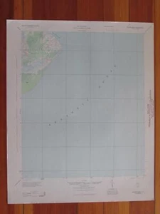 Mapa de ratón Hilton Head Carolina del Sur 1945 original vintage del USGS - Imagen 1 de 1