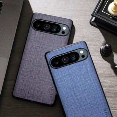 Case For Google Pixel 9 Pro XL 8 7 7A 6 Pro 5A 4A XL Fabric Pattern Phone Cover - Image 1 of 4