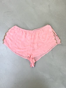 Anthropologie Pyjamashorts goldfarben Jakobsmuschelbesatz. Rosa/Koralle/Gold. Klein. UVP 40£ - Bild 1 von 4