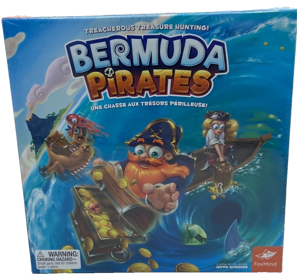 Bermuda Pirates - Treacherous Treasure Hunting Board Game Foxmind Complete