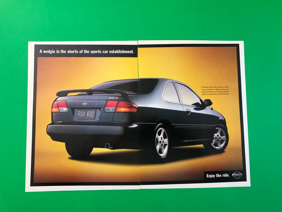 1997 NISSAN 200SX SE-R 200 SE R VINTAGE ORIGINAL PRINT AD ADVERTISEMENT PRINTED - Image 1 of 1