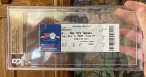 AARON JUDGE 62 HOME RUN FULL TICKET 10/4/22 *BGS GEM MINT 10* PASSES ROGER MARIS - Picture 1 of 3
