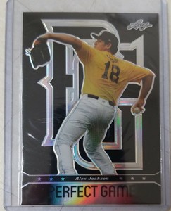 2013 Leaf Perfect Game Metal Black Refractor ALEX JACKSON Braves 1st RD RC