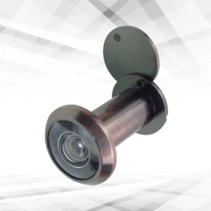 High-definition Door Mirror Cat Eyes Copper Viewer Large Viewing Angle Pinhole - Picture 1 of 11