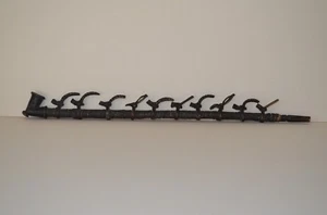 Pipe à tabac rituelle africaine en bois et bronze - African ritual tobacco pipe - Photo 1 sur 4