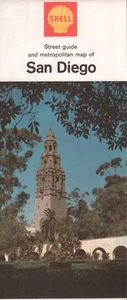 1966 Shell Road Map: San Diego NOS - Picture 1 of 1