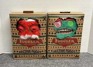 Fuggler Ugly Monster Festive Fuggs Edition 9" Papá Noel y Elfo Peluche Navidad Set - Imagen 1 de 2