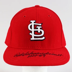 Red Schoendienst Signed Hat Cardinals "HOF 89" - COA TriStar - Picture 1 of 7