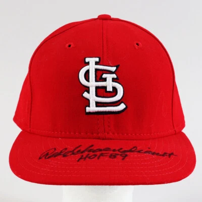 Red Schoendienst Signed Hat Cardinals "HOF 89" - COA TriStar - Image 1 of 4