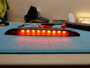 MAZDA MIATA MX-5 06 07 08 09 10 STORMY BLUE 35J 3RD THIRD CENTER BRAKE LIGHT - Picture 1 of 9