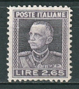 Italia-Regno 1927 Parmeggiani £. 2,65 violetto Mh* Sassone 217 - Foto 1 di 2