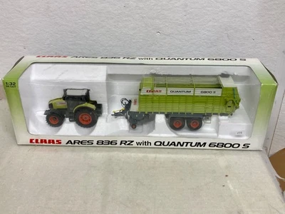 1/32 scale UH 246258.0 Claas Ares 836 & Quantum 6800s Tractor tracteur traktor - Image 1 of 4