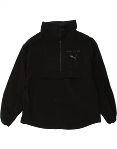 PUMA Womens Anorak Jacket UK 8 Small Black Nylon AY08 - Picture 1 of 4