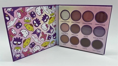 Палитра теней для век Taste Beauty Hello Kitty & Friends ~ 12 ОТТЕНКОВ ~ БЫСТРАЯ ДОСТАВКА - Изображение 1 из 4