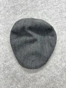 Boston Scally Co Hat Newsboy Fitted Kids XL Gray Herringbone Wool Irish Cap - Picture 1 of 3
