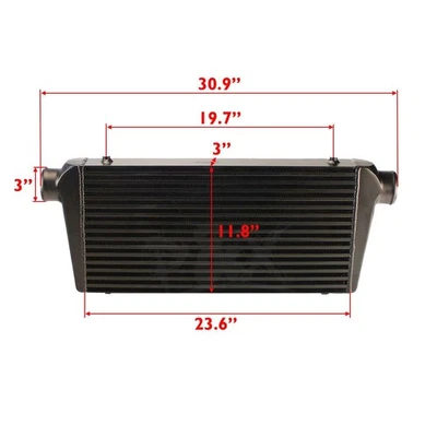 600x300x76mm 3-inch universal intercooler - Image 1 of 4