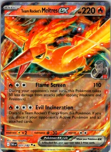 Team Rocket’s Moltres ex 031/182 SV10: Destined Rivals Double Rare - NM - Bild 1 von 2