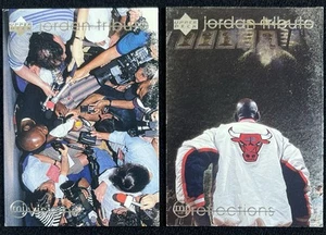 1996 UD MJ Visions Jordan Tribute Michael Jordan MJ16 + MJ Reflections MJ 90 - Bild 1 von 7