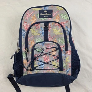 Tommy Bahama Kids Dinosaur School Backpack Blue Gray Adjustable Straps Casual - Picture 1 of 10