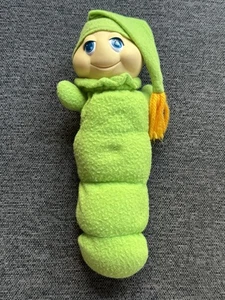 Vintage Hasbro Original Glo Worm Gloworm 13 Inch Plush Toy 1982 Tested Works - Picture 1 of 20