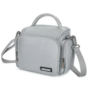 Camera Shoulder Bag Crossbody Padded Waterproof Case for SLR DSLR EOS Sony Canon - Picture 1 of 21