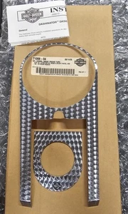 OEM Harley Decorative Dash Console Cover Insert NOS Softail Dyna Heritage Fatboy - Picture 1 of 7