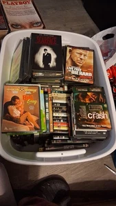 Used DVD Lot 35 Movies Mix TV Shows X-MEN Disney Sci-Fi Horror Some Blue Rays - Foto 1 di 3