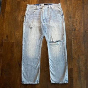 Silver Tab Straight Leg Levi Jeans 38x32 - Picture 1 of 8
