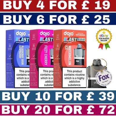 Vaporesso Dojo Blast 6000 Prefilled Pod + Container | 6K Puffs | 20mg - Image 1 of 4