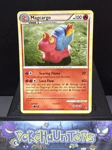 Pokemon Card Magcargo 6/90 HS Undaunted Holo Rare Yuka Morii Light Play - Picture 1 of 4