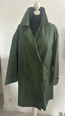 Prada Parker  Jacke Mantel Grösse L / 42 Trenchcoat  Grün - Bild 1 von 4