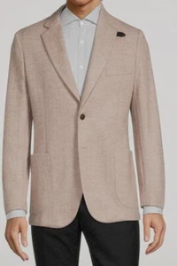 $4695 Brioni Men Beige Cashmere Two-Button Blazer Sport Coat Suit Jacket Size L - Picture 1 of 5